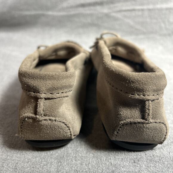 Minnetonka Shoes Womens 7 Moccasins Moc Toe Slip On Fringe Tassel Brown/slate - Picture 8 of 8